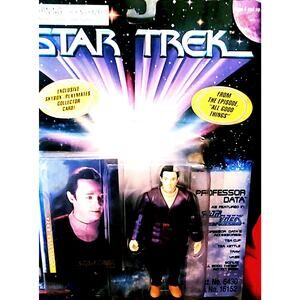 1997 Star Trek Professor Data Action Figure Episode "All Good Things" TNG NIB